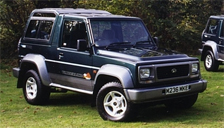 Daihatsu Fourtrak Rocky Alloy Wheels and Tyre Packages.